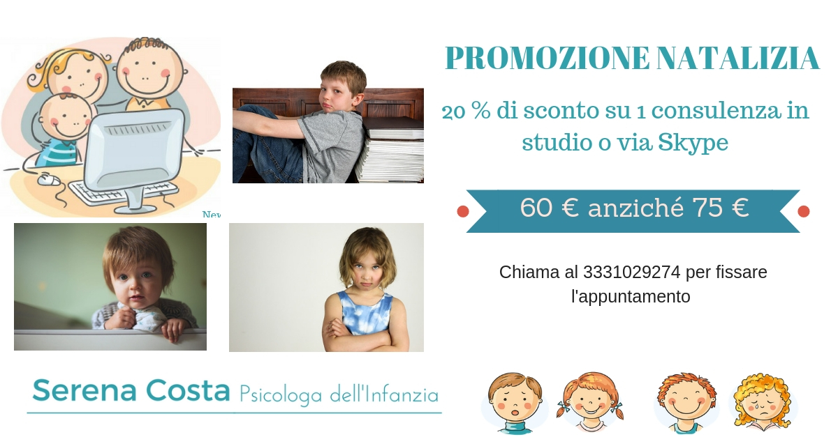psicologa dell'infanzia sconto