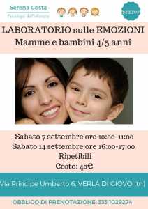 laboratorio emozioni mamme e bambini