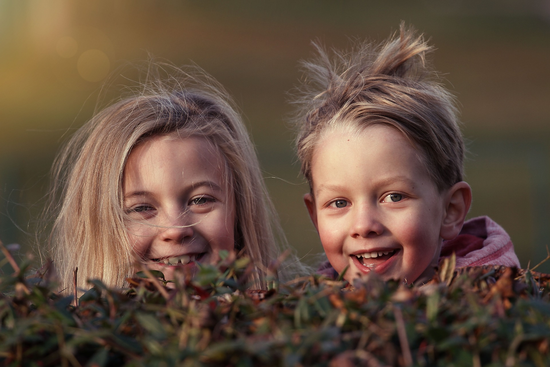 la felicità nei bambini