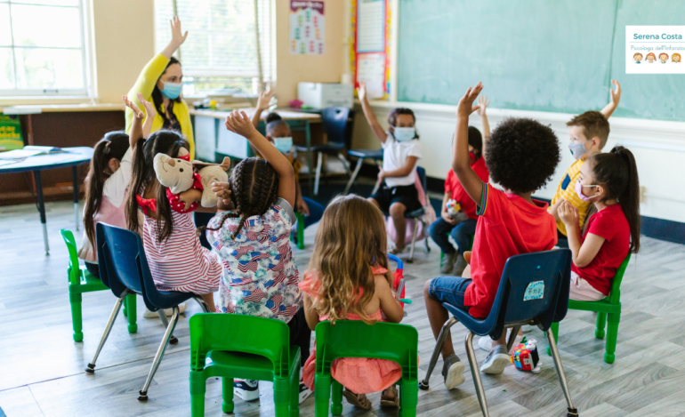 bambini in classe