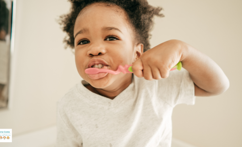 non vuole lavare i denti